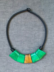 Geometry Jade Statement Necklace